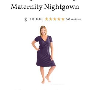 Kindred Bravely Maternity nightgown/dress NWOT